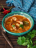 Tom Yam (spicy-sour soup, Thailand)