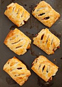 Freshly baked savoury pastries
