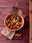 Spiced Brazil nuts with rosemary