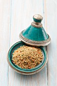 Tabbouleh (instant mixture with carrots, tomatoes and mint)