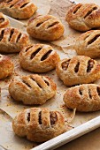 Apple turnovers with dates and spices