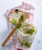 Chervil butter with walnuts