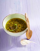 Herb vinaigrette with capers