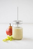 A pear and celery smoothie