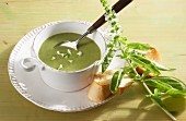 Broccoli and basil soup
