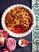 Rhubarb crisp