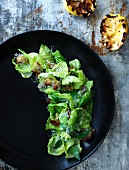 Brussels sprouts salad with anchovies