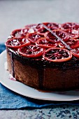 Blood orange cake (detail)