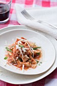 Tripe with tomatoes and Parmesan