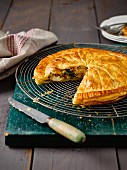 Pithiviers with chicken, spinach and ricotta