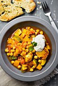 Vegetable chickpea curry