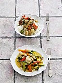 Geflügel- & Rindfleischcurry mit Gemüse