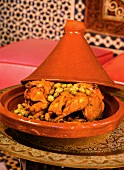 Chicken tagine with green olives