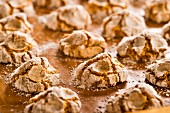 Nut macaroons (close-up)