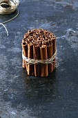 Cinnamon sticks, tied in a bundle