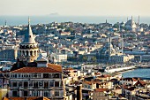 Blick auf die Stadt, Istanbul, Türkei