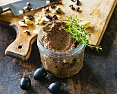 Black olive paste with thyme