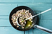 Marinated cannellini beans