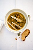 Zuppa die funghi porcini (Italian porcini mushroom soup)