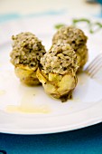 Carciofi ripieni (Tuscan stuffed artichokes)