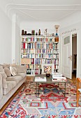 Classic living room in period apartment