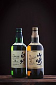 Two bottle of Japanese whisky