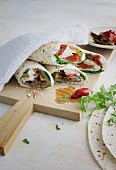 Antipasti-Ricotta-Wraps