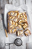 Apple and nut cake