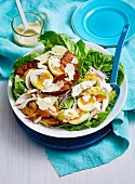 Garlic Bread Chicken Caesar Salad