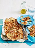 Glutenfreie Kräuter-Focaccia mit Bacon (Italien)