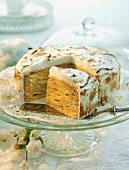 Argentinian wedding cake with meringue