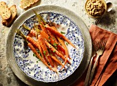 Braised carrots with parsley