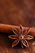A star anise (close-up)
