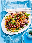 8 ways with summer stone fruit - Duck with stone fruit salsa