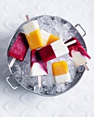 Fruity popsicles