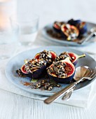 Figs with chia seeds