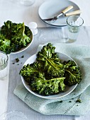 Healthy kale crisps