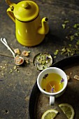 Herb tea with rock sugar