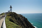 Aussichtspunkt: Der Leuchtturm von Byron Bay an der Ostküste von Australien