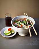 Pho (Vietnamese noodle soup)