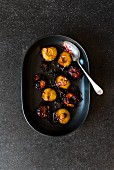 Roasted plums with star anise
