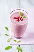 Pomegranate smoothie