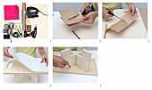 Instructions for making a wooden tray table