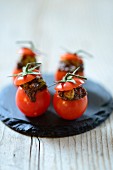 Stuffed mini tomatoes