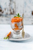 Chia pudding with carrots