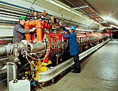 Construction of SPS accelerator,CERN
