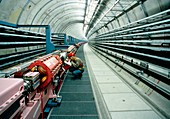 Tunnel of HERA particle collider at DESY