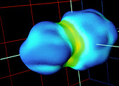 Atomic nuclei colliding to form gold