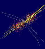 Higgs particle event simulation