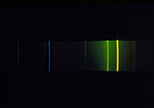Emission spectrum of mercury